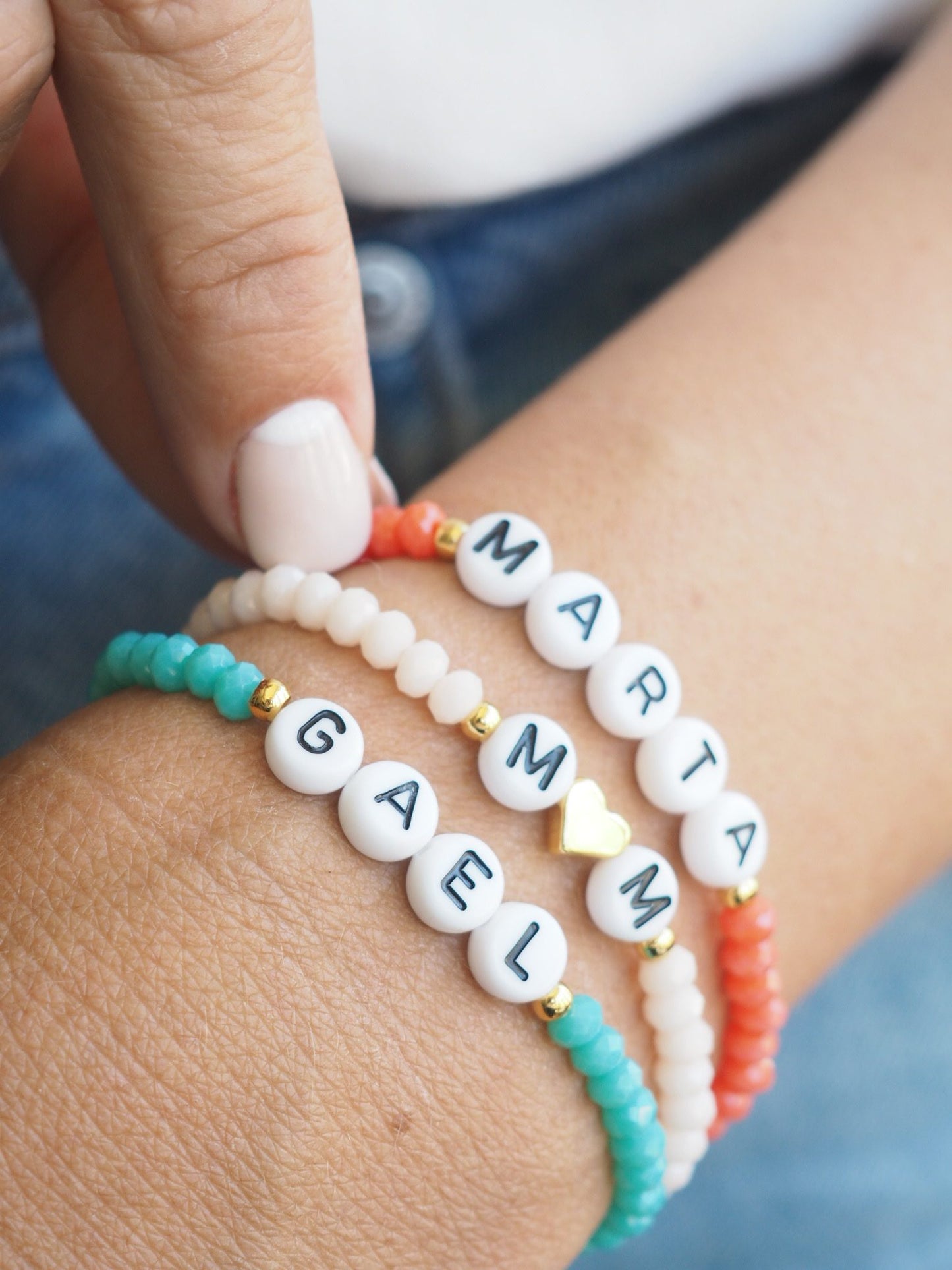 Braceletter mini stone
